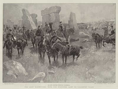 The Army Manoeuvres, with the Northern Army on Salisbury Plain by Frank Craig